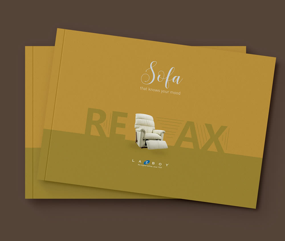 Lazboy Sofa Catalogue Design